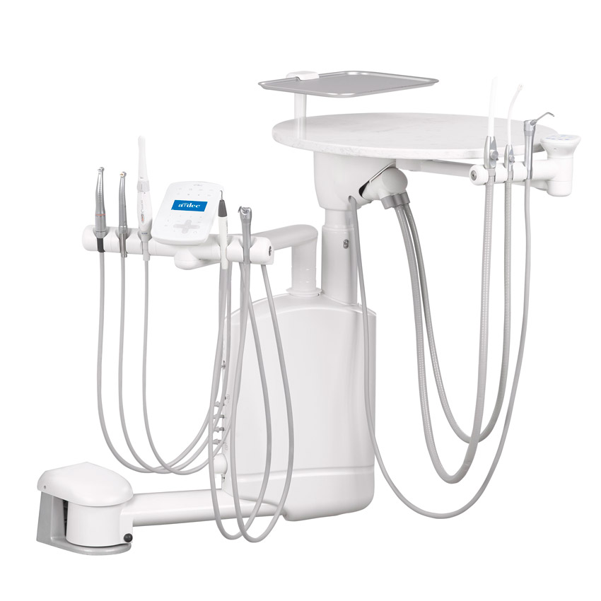 A-dec 500 12 o'clock delivery system with Deluxe Plus touchpad