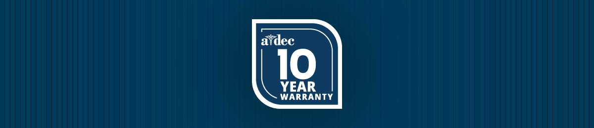 A-dec 10-year product warranty